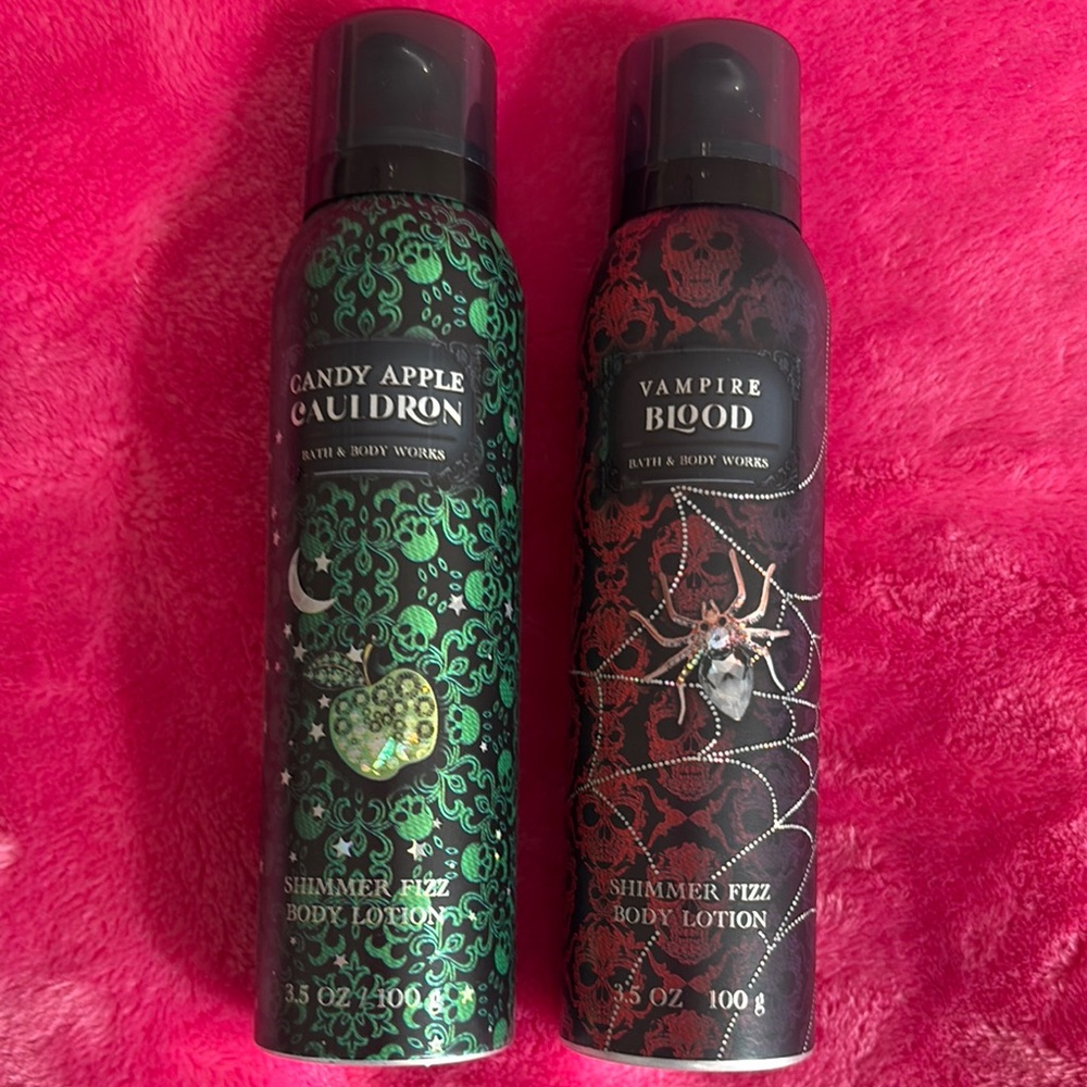 • Bath & Body Works Shimmer Fizz Body Lotions •
